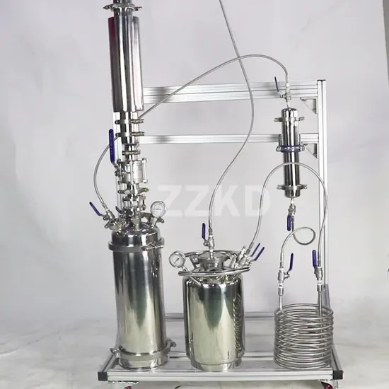 Extracteur pharmaceutique chimique industriel de Bho de boucle fermée de 45 grammes