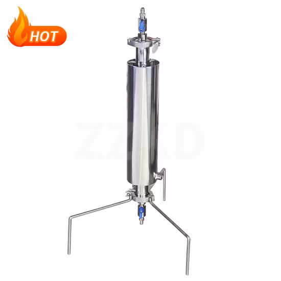 Mini extracteur à boucle fermée en acier inoxydable pour l'extraction d'huile de chanvre Bho