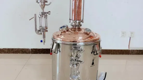 Mini Machine d'extraction d'huile essentielle, d'alcool et de Butane, petit extracteur de Bho à souffle en boucle fermée